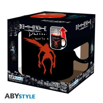 death note - tazza termosensibile 460ml - l & light