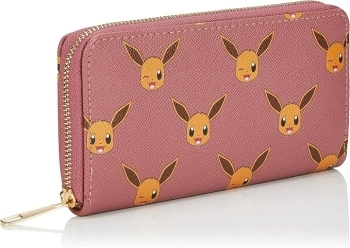 pokemon - portafoglio con zip - eevee