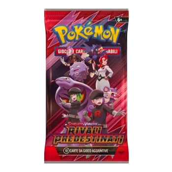 pokemon scarlatto e violetto rivali predestinati - bustina singola 10 carte (ita)