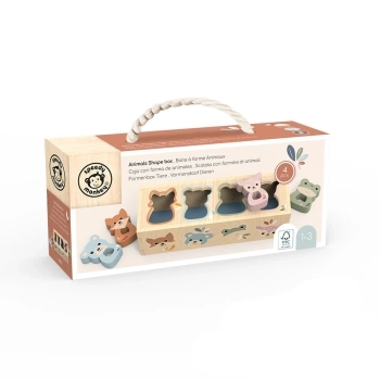 scatola con formine di animali
