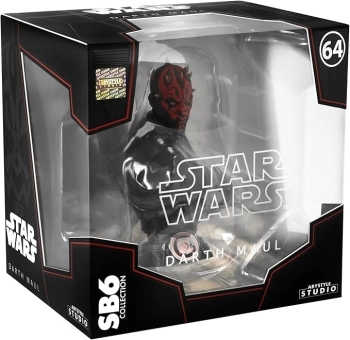 star wars - darth maul - busto 15cm