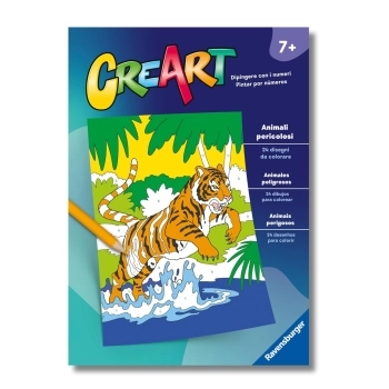 creart - album da colorare - animali pericolosi