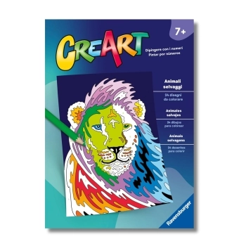 creart - album da colorare - animali selvaggi