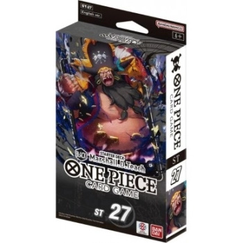 one piece card game - starter deck - marshall d. teach st-27 (eng)