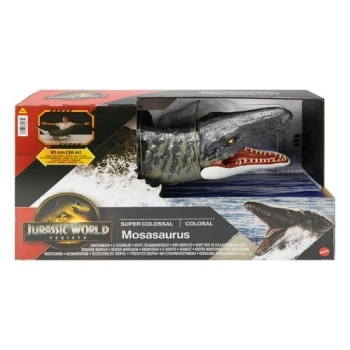 jurassic world rebirth - mosasauro supercolossale 100cm