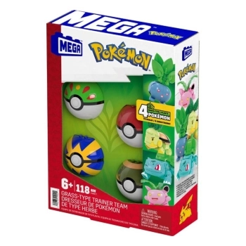 mega - pokemon & poke ball di tipo erba