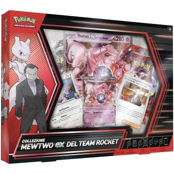 pokemon scarlatto e violetto rivali predestinati - collezione mewtwo-ex del team rocket