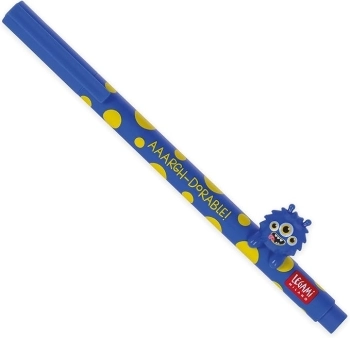 gel pen with animal decoration - lovely friends - monster