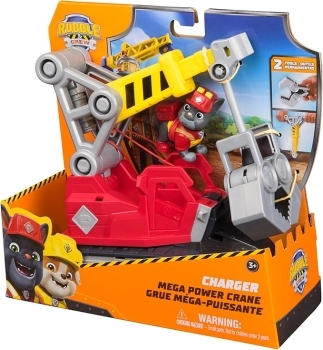 paw patrol rubble and crew - veicolo deluxe di charger
