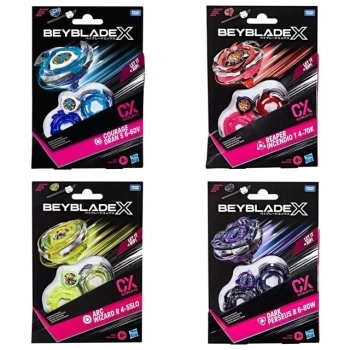beyblade x - cx starter pack top - modello assortito