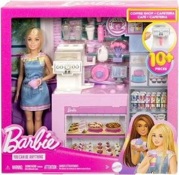 barbie coffe shop playset
