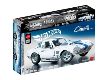 mattel brick shop hot wheels - corvette grand sport
