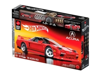 mattel brick shop hot wheels - acura nsx