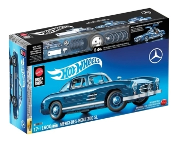 mattel brick shop hot wheels - mercedez-benz 300 sl