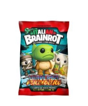 skifidol - italian brainrot tcg - universo psichedelico - bustina con portachiavi 3d e carta speciale