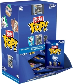 dc comics - 1 personaggio assortito 3cm  - funko pop bitty