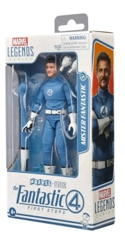 marvel legends series - i fantastici 4 - mister fantastic - action figure 15cm