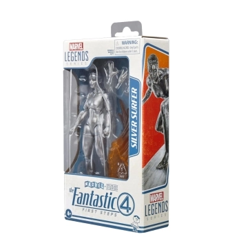 marvel legends series - i fantastici 4 - silver surfer - action figure 15cm