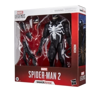 marvel legends series - gamerverse - spider-man 2 - venom - action figure 15cm