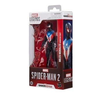 marvel legends series - spider-man 2 - miles morales in tuta boricua - action figure 15cm