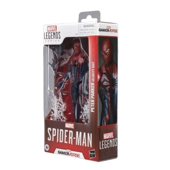 marvel legends series - spider-man - gamerverse - peter parker (velocity suit) 15cm