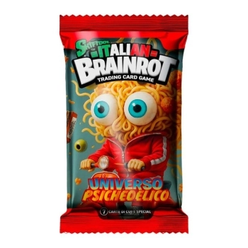 skifidol - italian brainrot tcg - universo psichedelico - bustina singola da 7 carte
