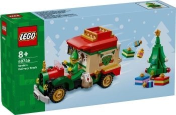 40746 - furgone delle consegne di babbo natale