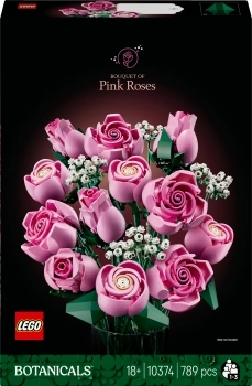 10374 - bouquet di rose rosa