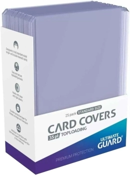 ultimate guard card covers toploading 35 pt clear - 25 pezzi