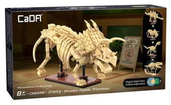 cada - dinosaur fossils: triceratops - 272 pz.
