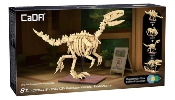 cada - dinosaur fossils: velociraptor - 256 pz.