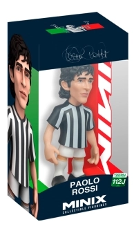 paolo rossi - juventus - football legends 112j - minix collectible figurines 12cm
