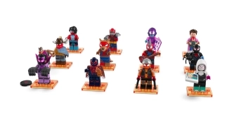71050 - lego minifigures - spider-man: across the spider-verse - collezione completa
