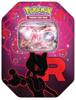 pokemon scarlatto e violetto - rivali predestinati: team rocket - tin da collezione - mewtwo-ex (ita)