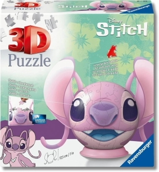 lilo e stitch - angel con orecchie - puzzle 3d