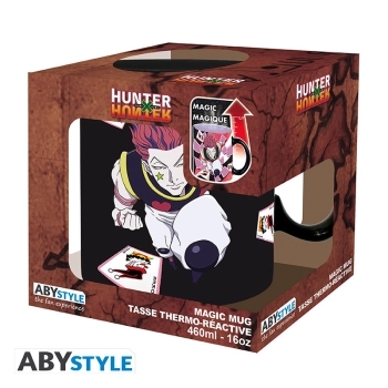 hunter x hunter - tazza termosensibile 460ml - gon & hisoka