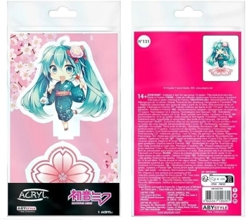 hatsune miku - figure acryl - sakura hatsune miku