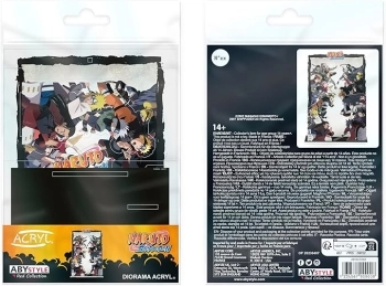 naruto shippuden - diorama acryl - combattimento di gruppo