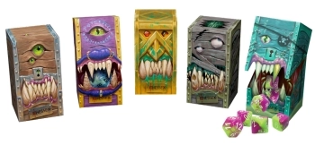 hidden wonders™ - blind box con set di 7 dadi poliedrici