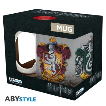 harry potter - tazza 320 ml - le 4 casate