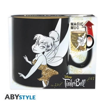 disney - tazza termosensibile 460ml - tinkerbell sparkle