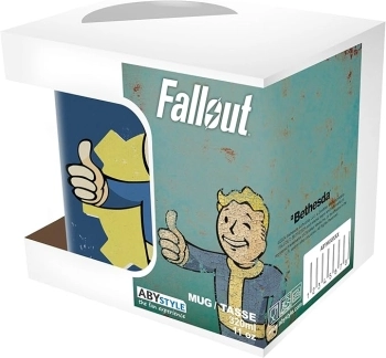 fallout - tazza 320ml - vault boy blue