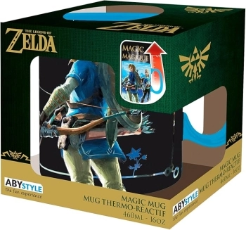 the legend of zelda - tazza termosensibile 460ml - breath the wild