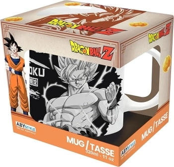 dragon ball z - tazza 320ml - goku b&w