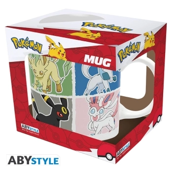 pokemon - tazza 320ml - eevee evolutions