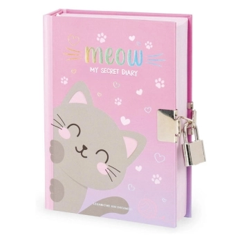 diario segreto con lucchetto - my secret diary - kitty