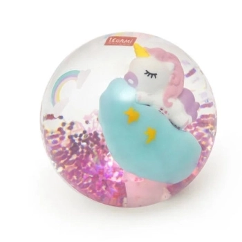 light-up bouncing ball - unicorno
