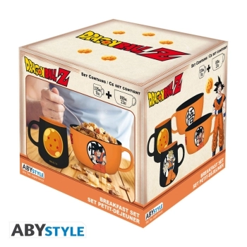 dragon ball z - set colazione - tazza 335ml + ciotola 690ml