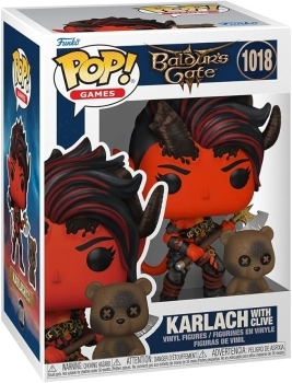 baldur's gate - karlach with clive - funko pop! 1018