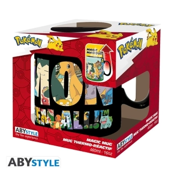 pokemon - tazza termosensibile 460ml - gotta catch 'em all!